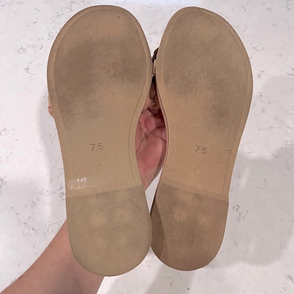 Seychelles Bellissima Womens Woven Slide Flat Sandals In Nude Vegan Leather 7.5 - Picture 8 of 10